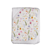 Bambusová froté osuška s kapucí XKKO BMB 90x90 - Summer Meadow 5x1ks (VO bal.)
