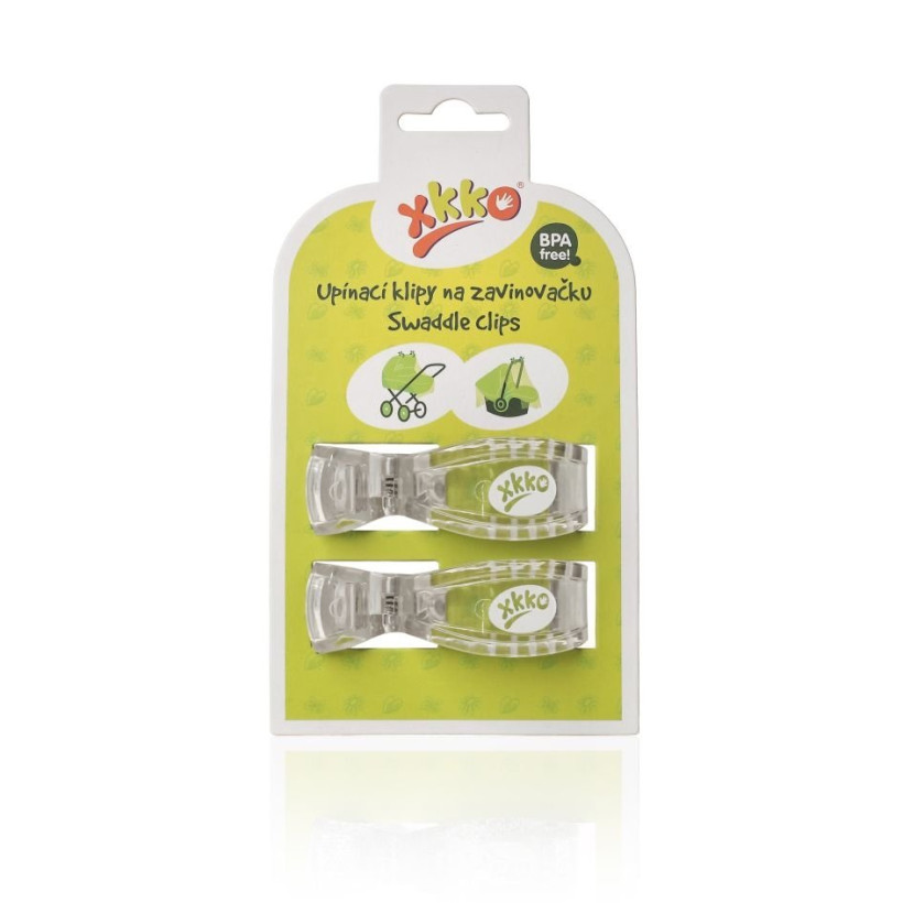 XKKO Klipy na kočárek 2ks - Clear Water 5x1pár VO bal.