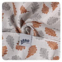 Dětské pleny z biobavlny XKKO Organic 70x70 Staré časy - Dub 5x3ks (VO bal.)