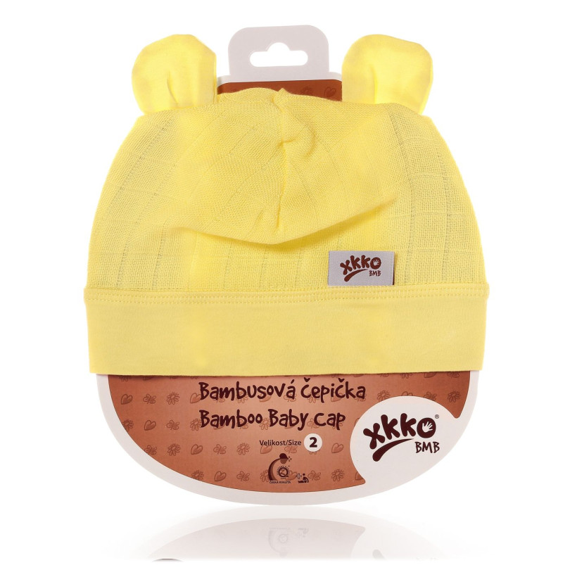 Bambusová čepička XKKO BMB - Lemon 3x1ks VO bal.