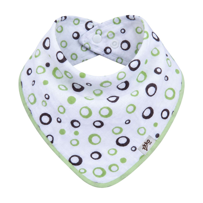 Bambusový slintáček XKKO BMB - Lime Bubbles 3x1ks VO bal.