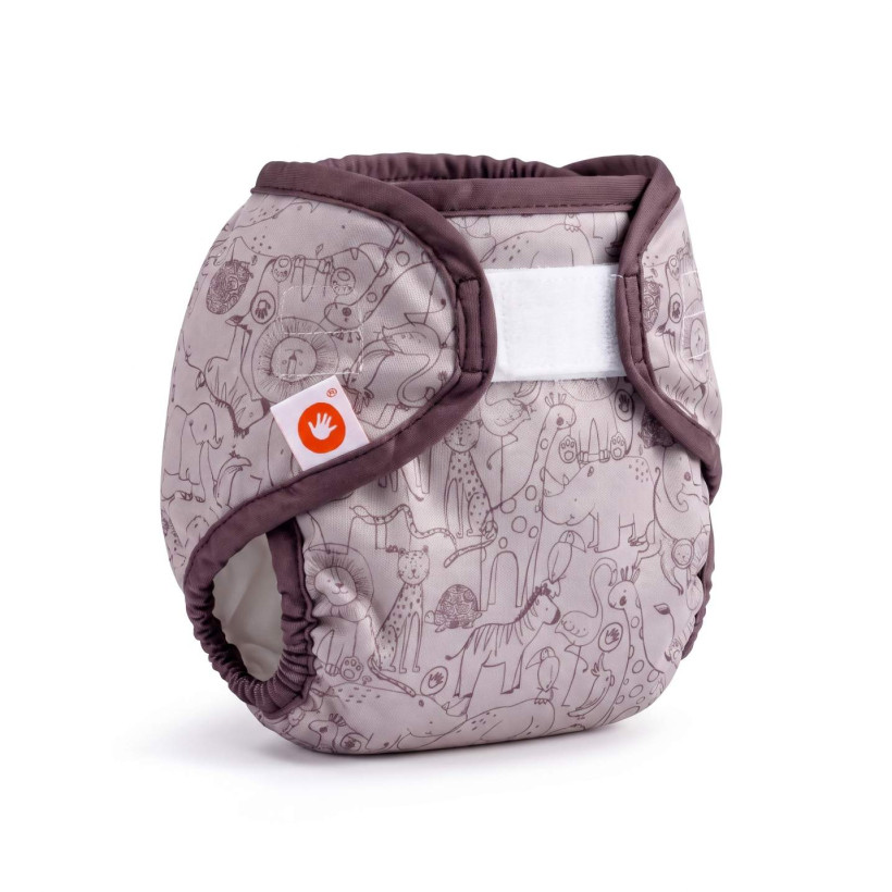 Svrchní PUL kalhotky XKKO Newborn - Safari Atmosphere