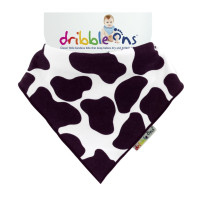 Dribble Ons Designer Funny Cow 3x1ks Velkoobchodní balení