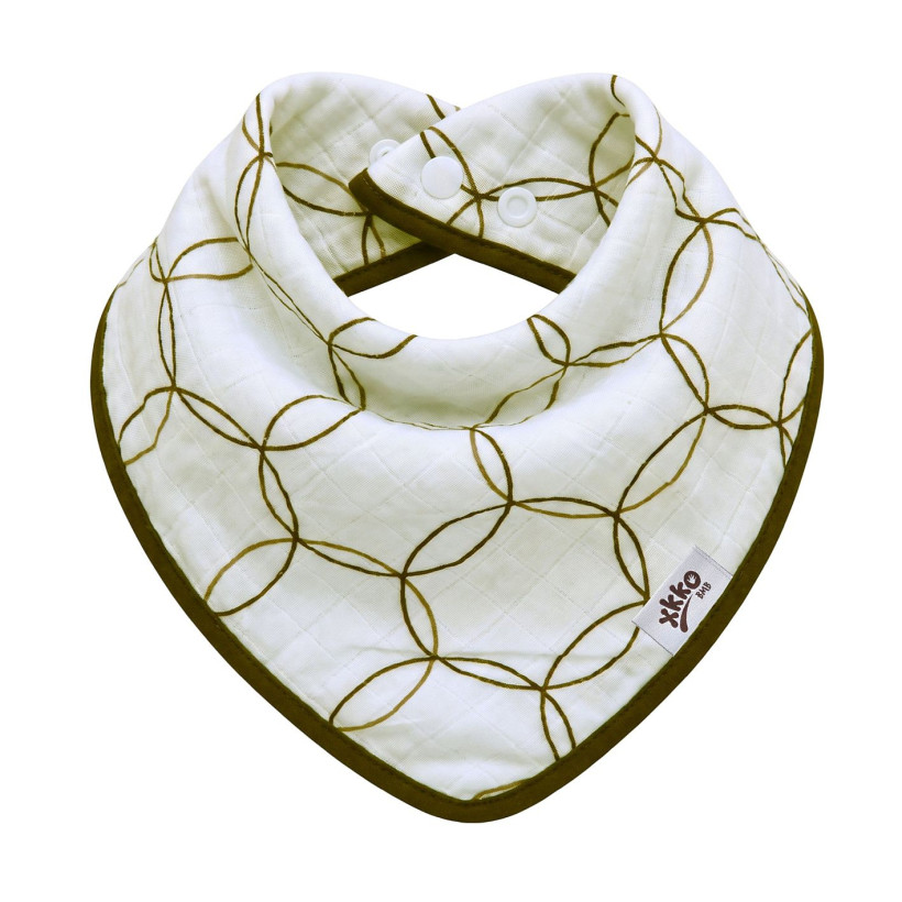 Bambusový slintáček XKKO BMB Natural Brown Circles
