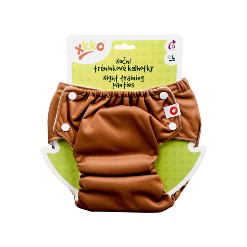 Noční tréninkové kalhotky XKKO - Honey Mustard Velikost L