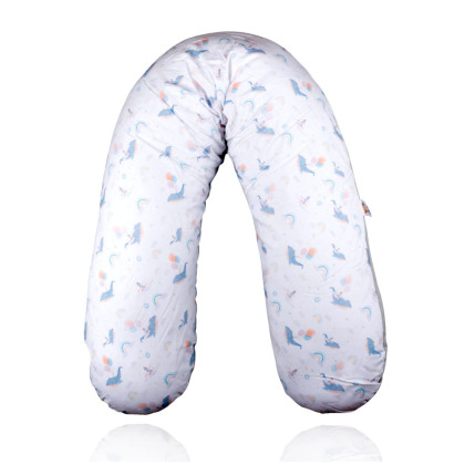 Velký kojící polštář XKKO LUX - Sky Whale