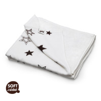 Bambusová deka XKKO BMB 130x70cm - Natural Brown Stars 5x1ks VO bal.