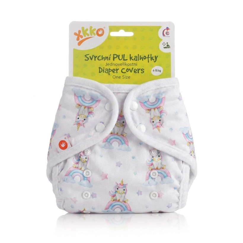 Svrchní PUL kalhotky XKKO One Size - Unicorns