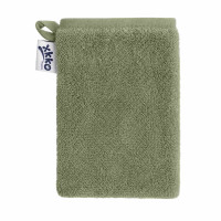 BIO bavlněná froté žínka XKKO Organic - Granite Green