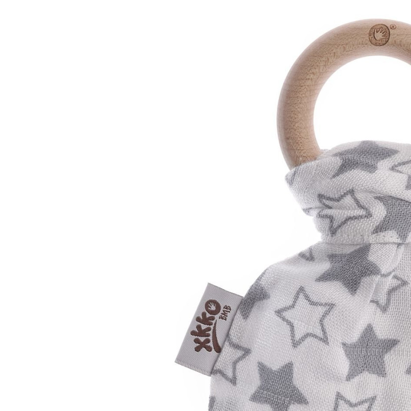 Kousátko XKKO BMB Lístky - Silver Little Stars 6x1ks (VO bal.)