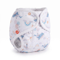 Svrchní PUL kalhotky XKKO One Size - Sky Whale