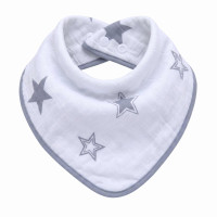 Bambusový slintáček XKKO BMB - Silver Stars 3x1ks VO bal.
