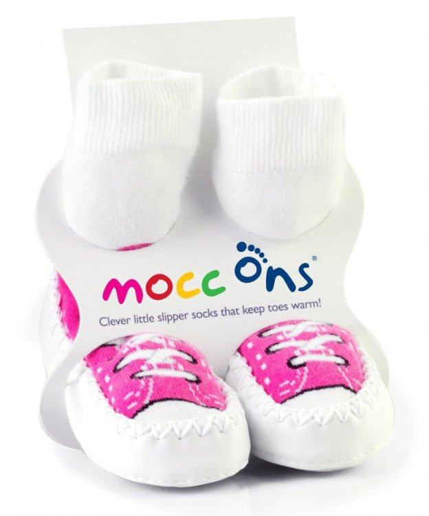 Baleríny Mocc Ons - Sneakers Pink - Velikost 6-12m