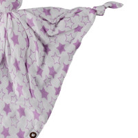 Bambusový muchláček XKKO BMB - Little Stars Lilac 5x1ks VO bal.