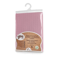 Bambusové prostěradlo s gumou XKKO BMB 50x70 - Baby Pink 5x1ks (VO bal.)