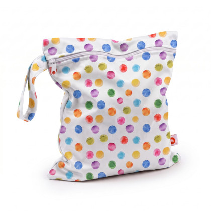 Nepromokavý pytlík XKKO Velikost S - Watercolour Polka Dots