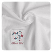 Bambusové pleny XKKO BMB 70x70 - Flowers&Birds Girls MIX 10x3ks VO bal.
