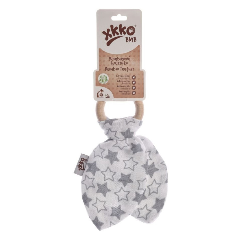 Kousátko XKKO BMB Lístky - Silver Little Stars 6x1ks (VO bal.)