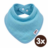 Bambusový slintáček XKKO BMB - Turquoise 3x1ks VO bal.