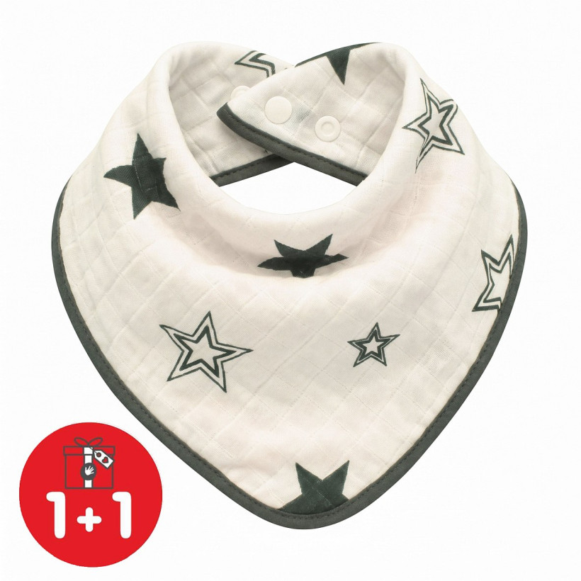Bambusový slintáček XKKO BMB Natural Brown Stars