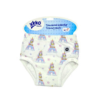 Tréninkové kalhotky XKKO Organic - Unicorns Velikost S
