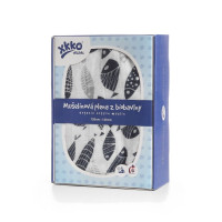 Biobavlněná plena XKKO Organic 120x120 - Silver Fish 5x1ks (VO bal.)