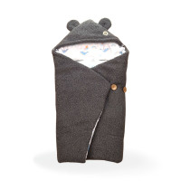 Zimni zavinovací fusak do autosedačky XKKO LUX - Sky Whale