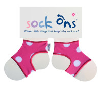 Sock Ons Pink Spots