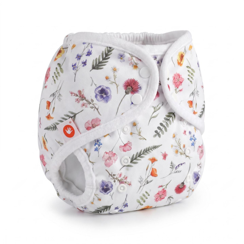 Svrchní PUL kalhotky XKKO One Size - Summer Meadow