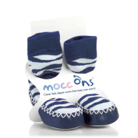 Baleríny Mocc Ons - Zebra - Velikost 12-18m