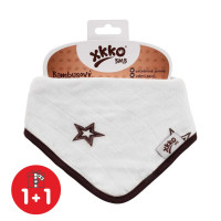 Bambusový slintáček XKKO BMB Natural Brown Stars