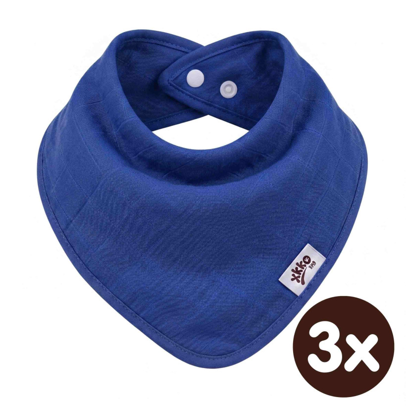 Bambusový slintáček XKKO BMB - Ocean Blue 3x1ks VO bal.
