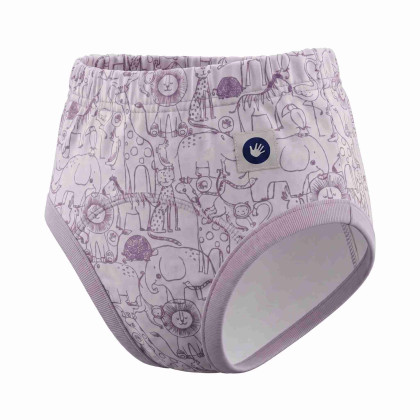 Tréninkové kalhotky XKKO Organic - Safari Lavender Aura