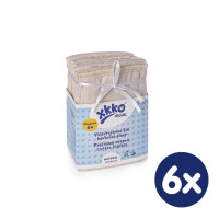 Vícevrstvé plenky XKKO Organic (4/8/4) - Newborn Natural 6x6ks (VO bal.)