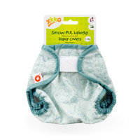 Svrchní PUL kalhotky XKKO Newborn - Safari Granite Green