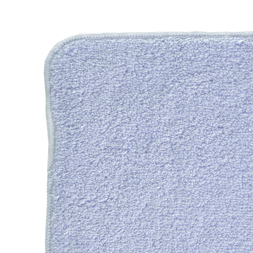 BIO bavlněné froté ubrousky XKKO Organic 21x21- Baby Blue 5x6ks (VO bal.)