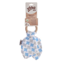 Kousátko XKKO BMB Lístky - Baby Blue Cross 6x1ks (VO bal.)