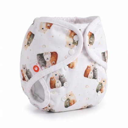 Svrchní PUL kalhotky XKKO One Size - Bear Family