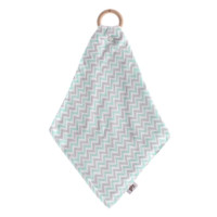 Kousátko XKKO BMB s plenkou - Chevron Mint 6x1ks (VO bal.)