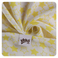 Bambusová osuška XKKO BMB 90x100 - Little Stars Lemon