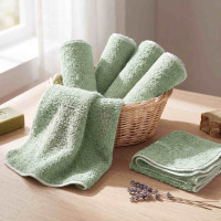 BIO bavlněné froté ubrousky XKKO Organic 21x21- Mint