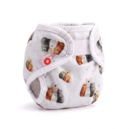 Svrchní PUL kalhotky XKKO Newborn - Bear Family