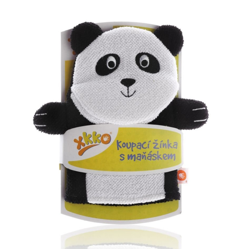 XKKO Žínka s maňáskem (BA) - Panda 12x1ks VO bal.