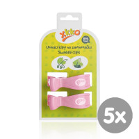 XKKO Klipy na kočárek 2ks - Baby Pink  5x1pár VO bal.