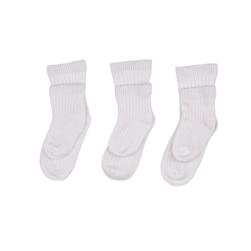 Ponožky XKKO BMB Pastels White - 6-12m 3páry