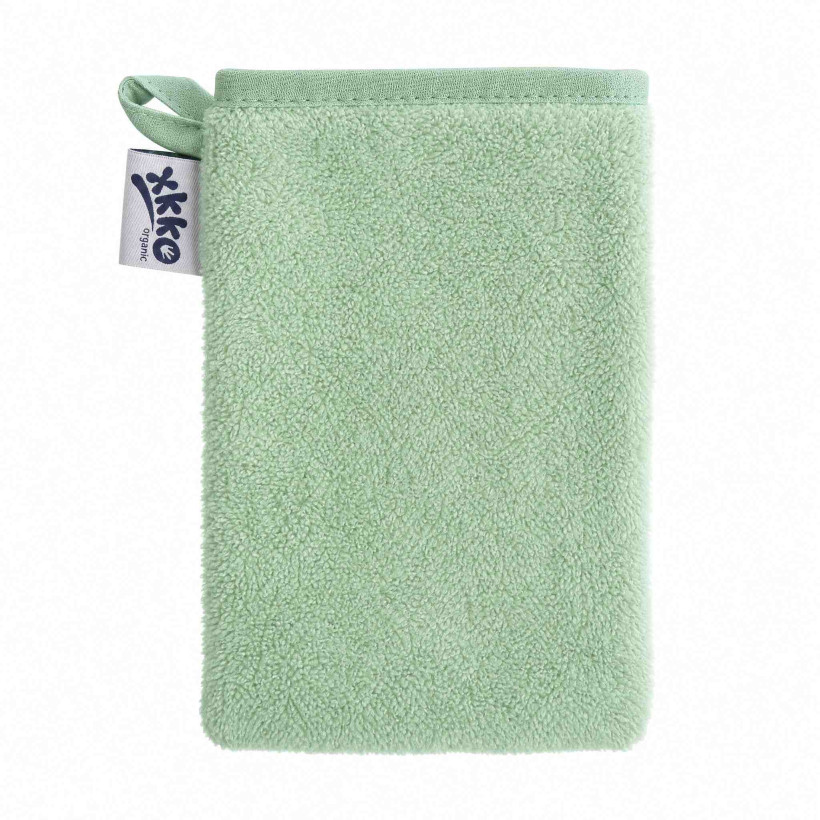 BIO bavlněná froté žínka XKKO Organic - Mint 5x1ks (VO bal.)