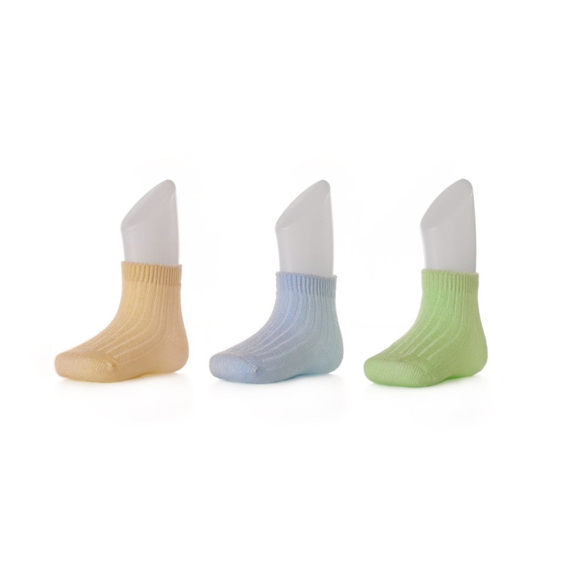 Ponožky XKKO BMB Pastels For Boys - 0-6m 3páry