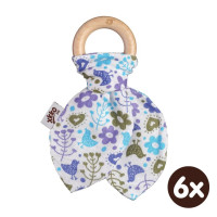 Kousátko XKKO BMB Lístky - Flowers&Birds Boys 6x1ks (VO bal.)