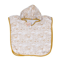 Bambusové mušelínové pončo XKKO BMB Safari - W/Honey Mustard Vel.1