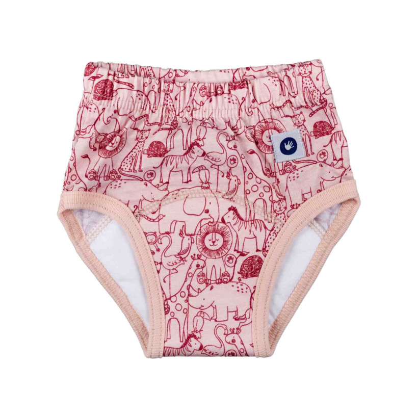 Tréninkové kalhotky XKKO Organic - Safari Mesa Rose Velikost S